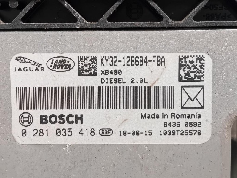 Centralina Iniezione KY32-12B684-FBA Jaguar F-pace 2015