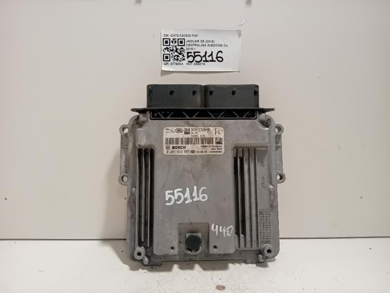 Centralina Iniezione GX73-12C520-FAF Jaguar XE 2015