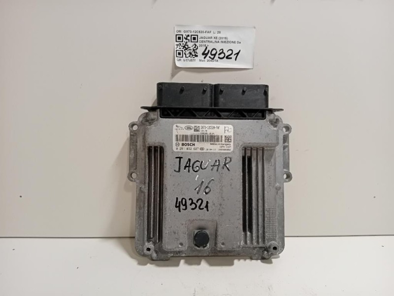 Centralina Iniezione GX73-12C520-FAF Jaguar XE 2015
