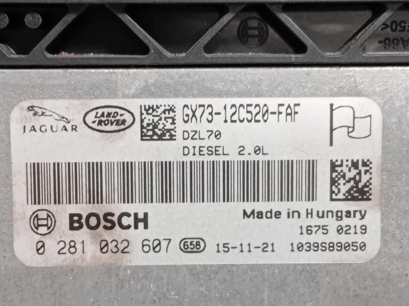 Centralina Iniezione GX73-12C520-FAF Jaguar XE 2015