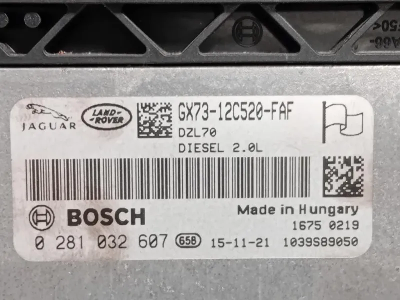 Centralina Iniezione GX73-12C520-FAF Jaguar XE 2015