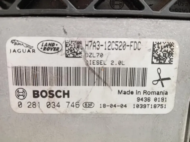 Centralina Iniezione H7A3-12C520-FDC CENTRALINA ECU Jaguar XE 2015