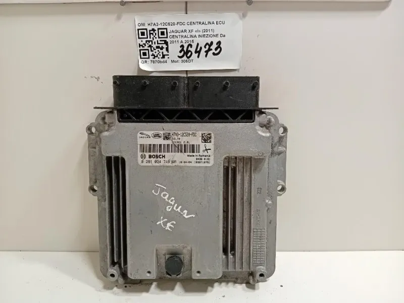 Centralina Iniezione H7A3-12C520-FDC CENTRALINA ECU Jaguar XE 2015