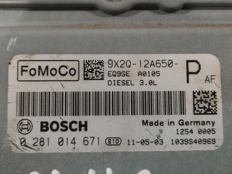 Centralina Iniezione 9X20-12A650-P Jaguar XF I 2008