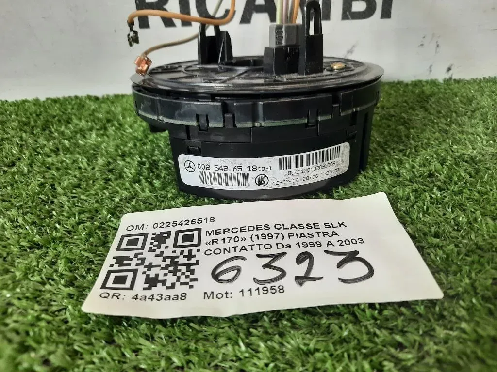 Piastra Contatto 0225426518 Mercedes Classe SLK R170 1997