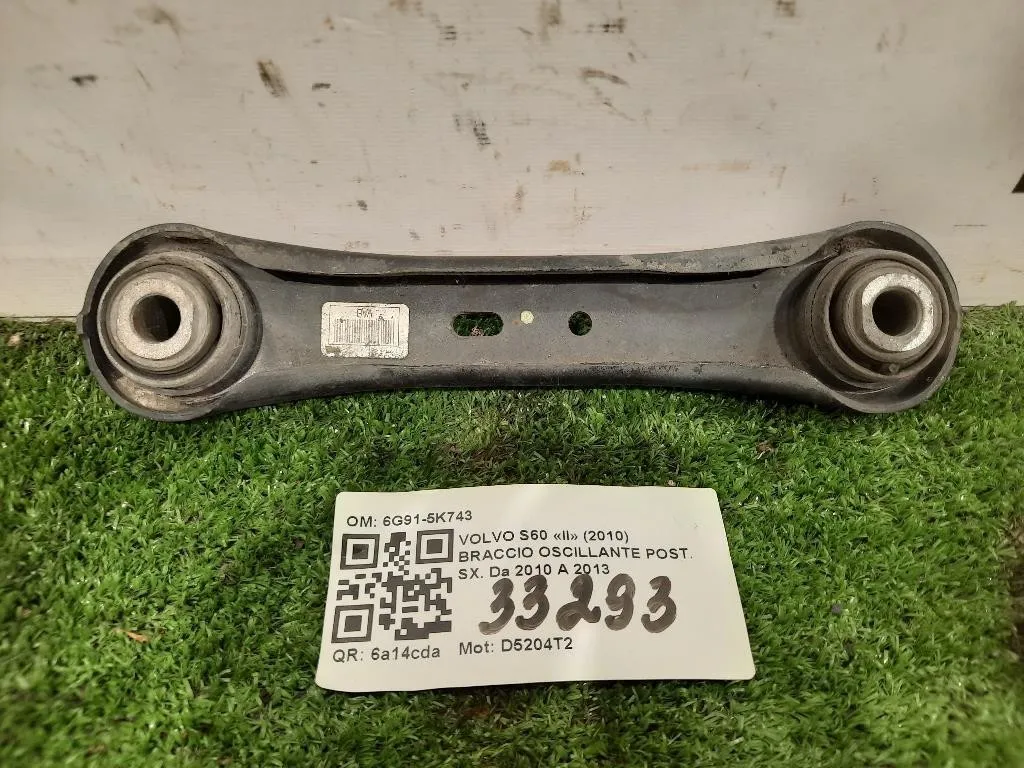 Braccio Oscillante POST SX 6G91-5K743 Volvo S60 II 2010