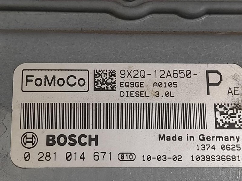 Centralina Iniezione 8X2Q-12A650 Jaguar XF I 2008