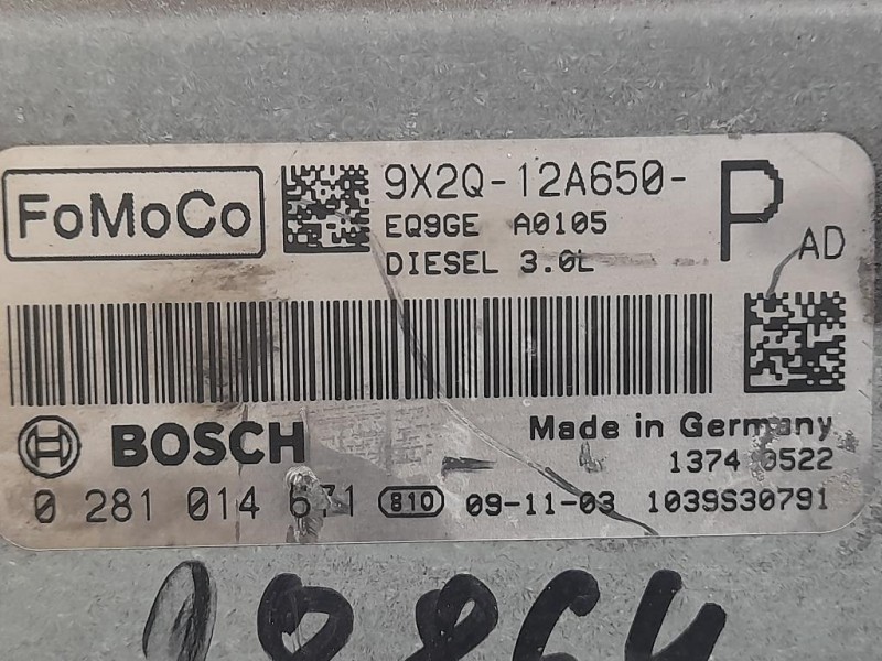 Centralina Iniezione 8X2012A650PAD Jaguar XF I 2008