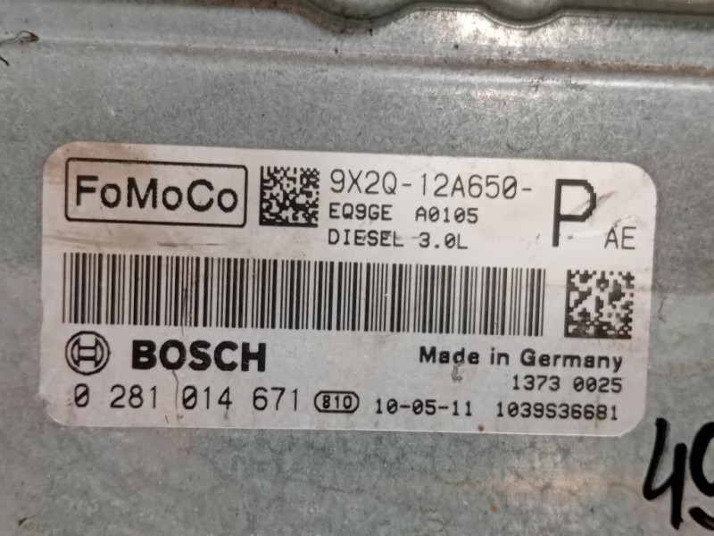 Centralina Iniezione 9X2Q-12A650-P Jaguar XF I 2008