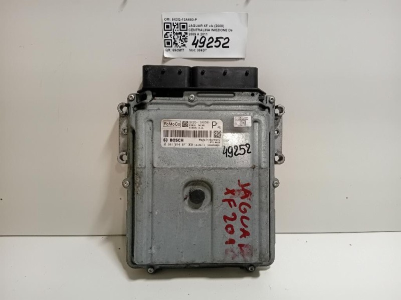 Centralina Iniezione 9X2Q-12A650-P Jaguar XF I 2008
