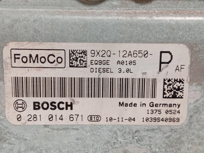 Centralina Iniezione 9X2Q-12A650-P Jaguar XF I 2008