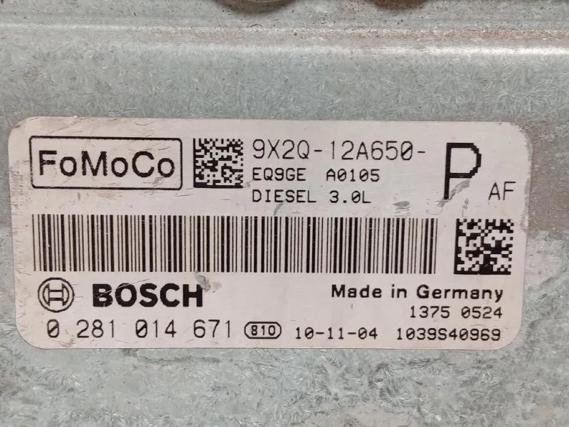 Centralina Iniezione 9X2Q-12A650-P Jaguar XF I 2008