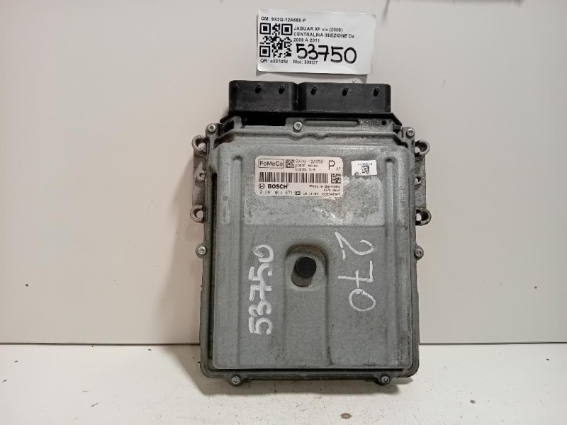 Centralina Iniezione 9X2Q-12A650-P Jaguar XF I 2008