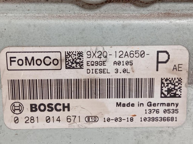 Centralina Iniezione 9X2Q-12A650-P Jaguar XF I 2008