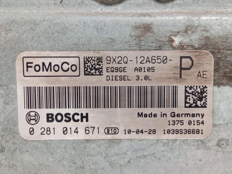 Centralina Iniezione 9X2Q-12A650-P Jaguar XF I 2008