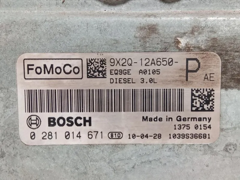 Centralina Iniezione 9X2Q-12A650-P Jaguar XF I 2008