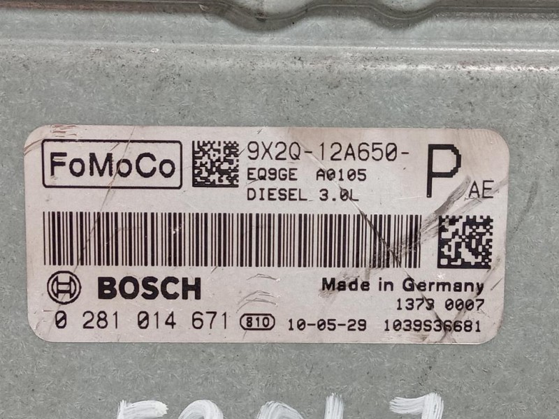 Centralina Iniezione 9X2Q-12A650-P Jaguar XF I 2008