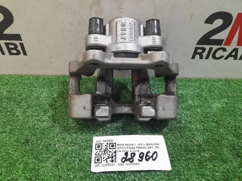 Pinza Freno ANT SX W09282 F20 F30 F31 Bmw Serie 1 F21 Berlina 2012