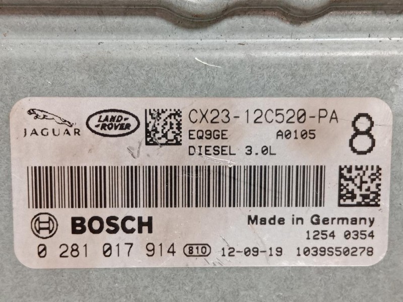 Centralina Iniezione CX23-12C520-PA Jaguar XF I 2011