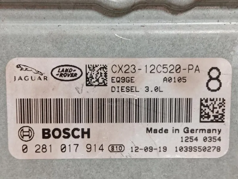 Centralina Iniezione CX23-12C520-PA Jaguar XF I 2011