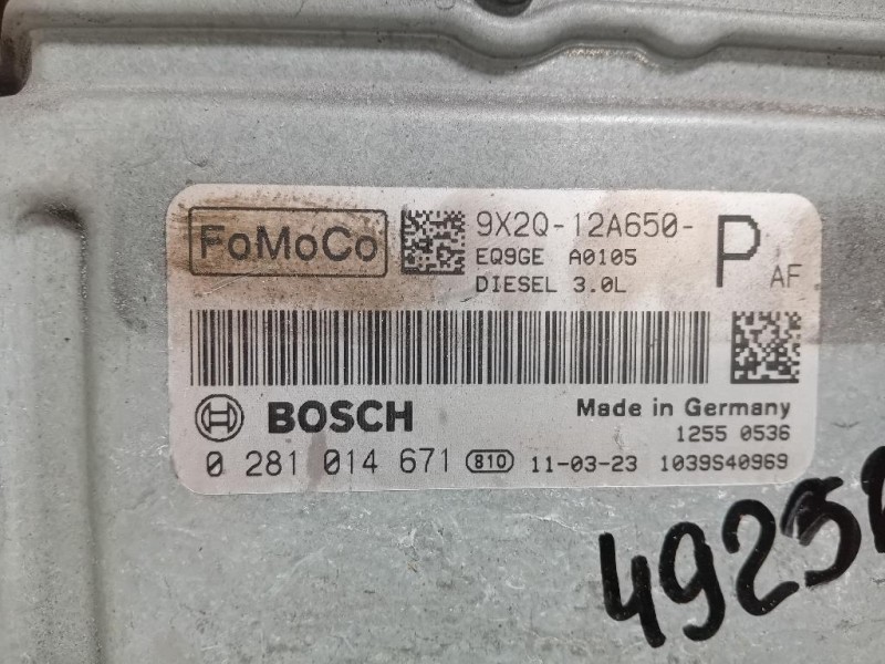 Centralina Iniezione 9X2Q-12A650-P Jaguar XF I 2011