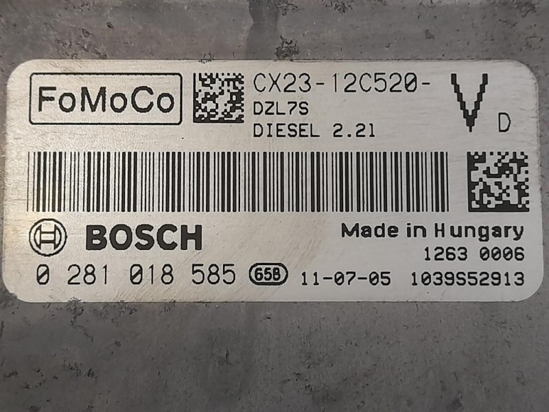 Centralina Iniezione CX23-12C520-V Jaguar XF I 2011