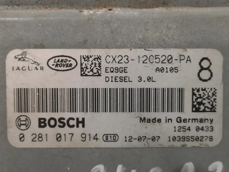 Centralina Iniezione CX23-120520-PA Jaguar XF I 2011