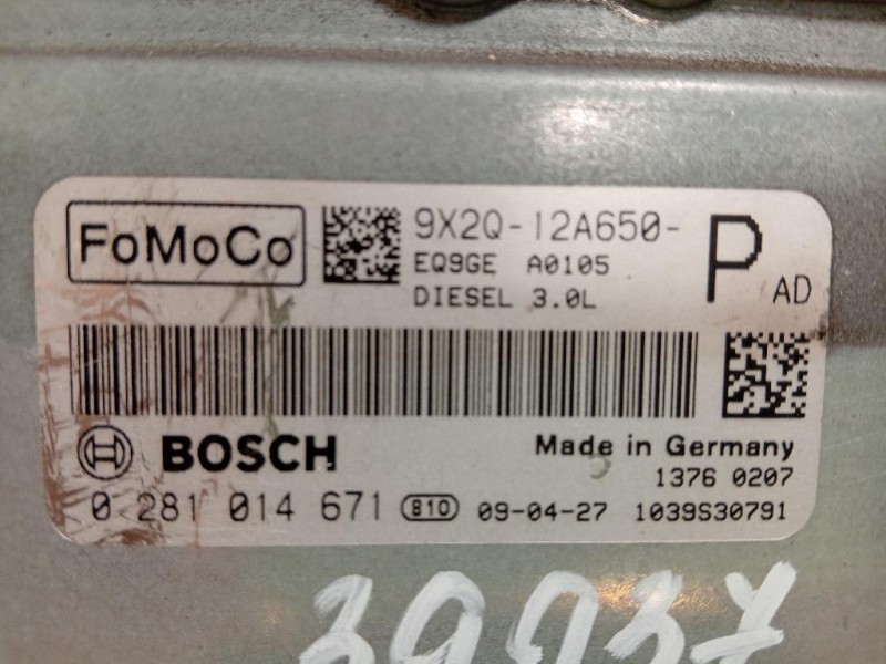 Centralina Iniezione 9X2Q-12A650-PAD Jaguar XF I 2011