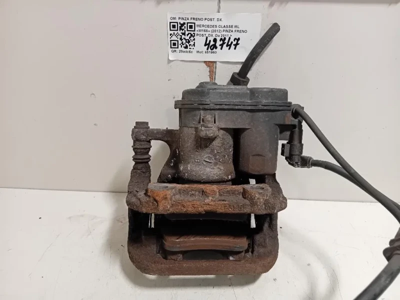 Pinza Freno POST DX A1664230281 Mercedes Classe ML W166 2012