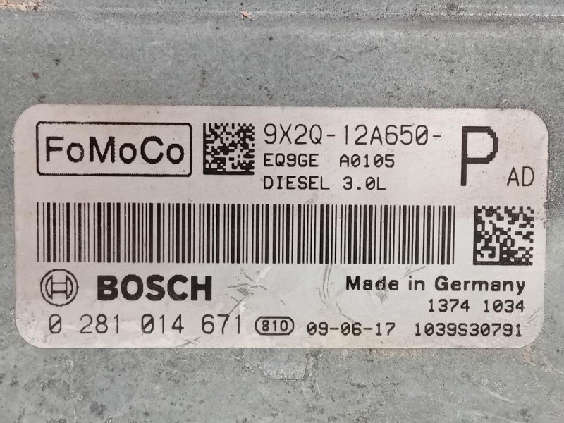Centralina Iniezione 9X2Q-12A650-P Jaguar XJ6 III 2003