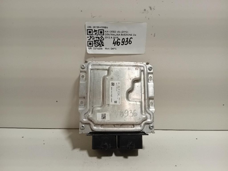 Centralina Iniezione 39199-03NB0 Kia CEED II 2012