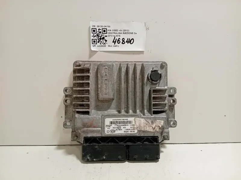 Centralina Iniezione 39130-2A700 Kia CEED II 2012