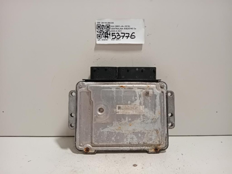 Centralina Iniezione 39118-2BCD0 Kia CEED III 2018