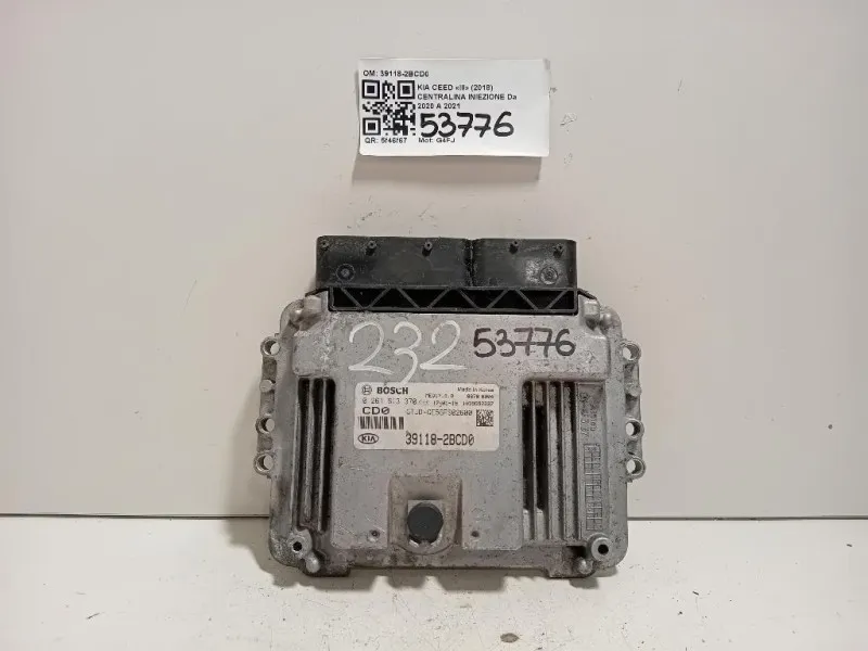 Centralina Iniezione 39118-2BCD0 Kia CEED III 2018