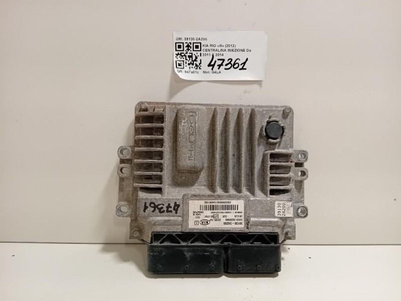Centralina Iniezione 39130-2A200 Kia RIO III 2012
