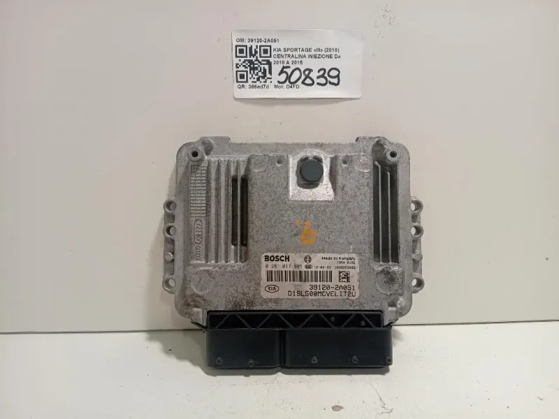 Centralina Iniezione 39120-2A051 Kia Sportage III 2010