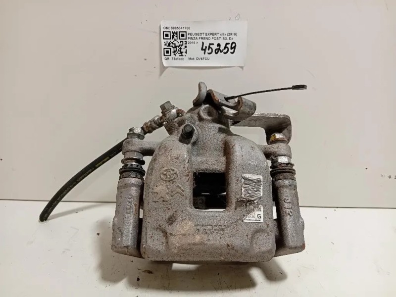 Pinza Freno POST SX 9805341780 Peugeot Expert III 2016
