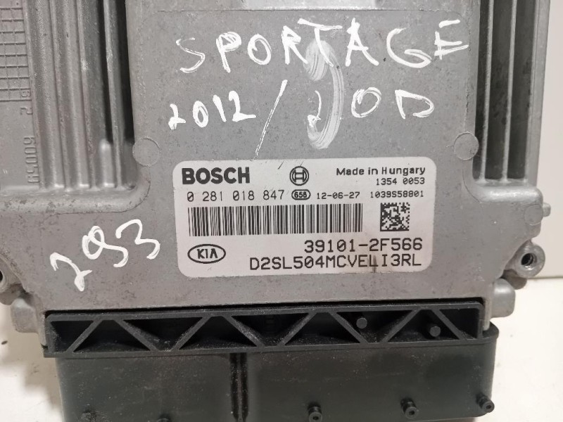 Centralina Iniezione 39101-2F566 Kia Sportage III 2010