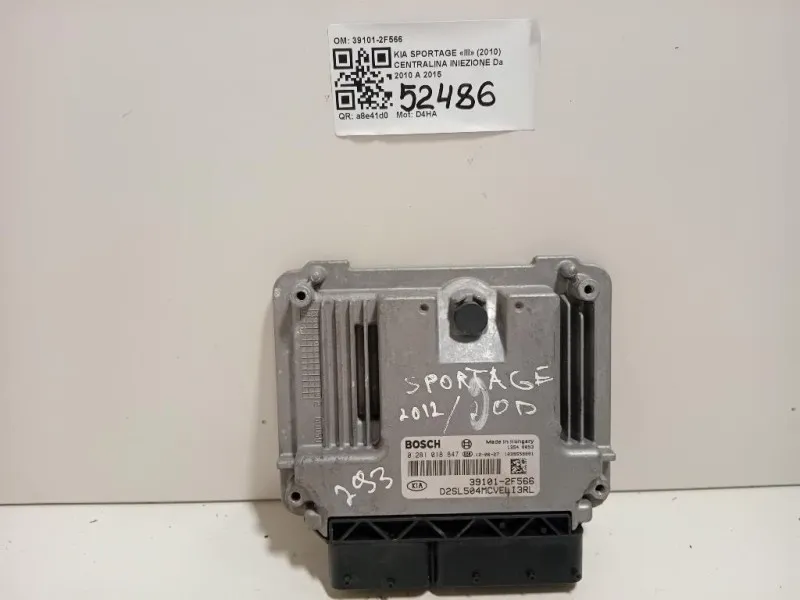 Centralina Iniezione 39101-2F566 Kia Sportage III 2010