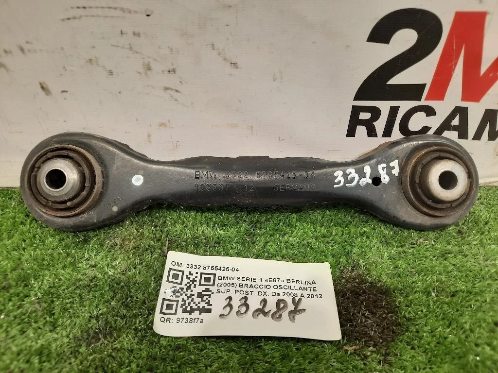Braccio Oscillante SUP POST DX 3332 8765425-04 Bmw Serie 1 E87 Berlina 2005