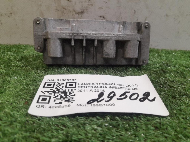Centralina Iniezione 51865707 Lancia Ypsilon III 2011