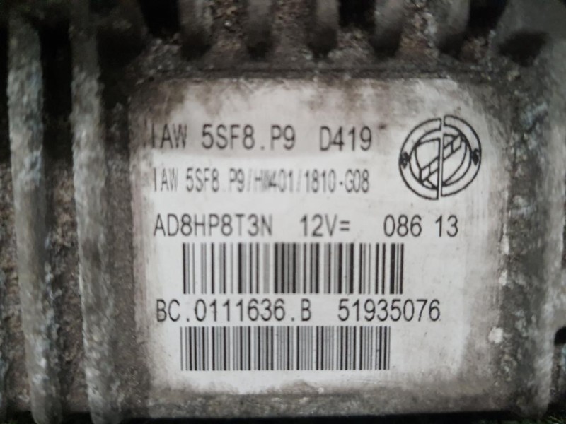 Centralina Iniezione 51935076 Lancia Ypsilon III 2011