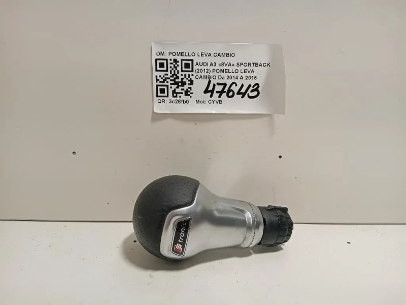 Pomello LEVA Cambio POMELLO LEVA CAMBIO Audi A3 8VA Sportback 2012