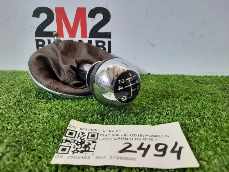 Pomello LEVA Cambio 55344091 Fiat 500 II 2015
