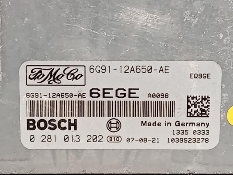 Centralina Iniezione 6G91-12A650-AE Land Rover Freelander II 2007