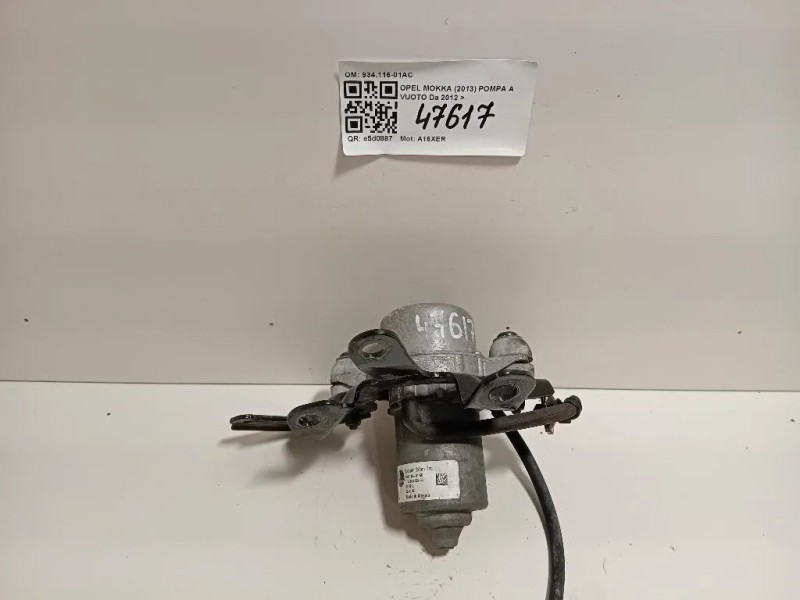 Pompa A Vuoto 934116-01AC Opel Mokka 2013