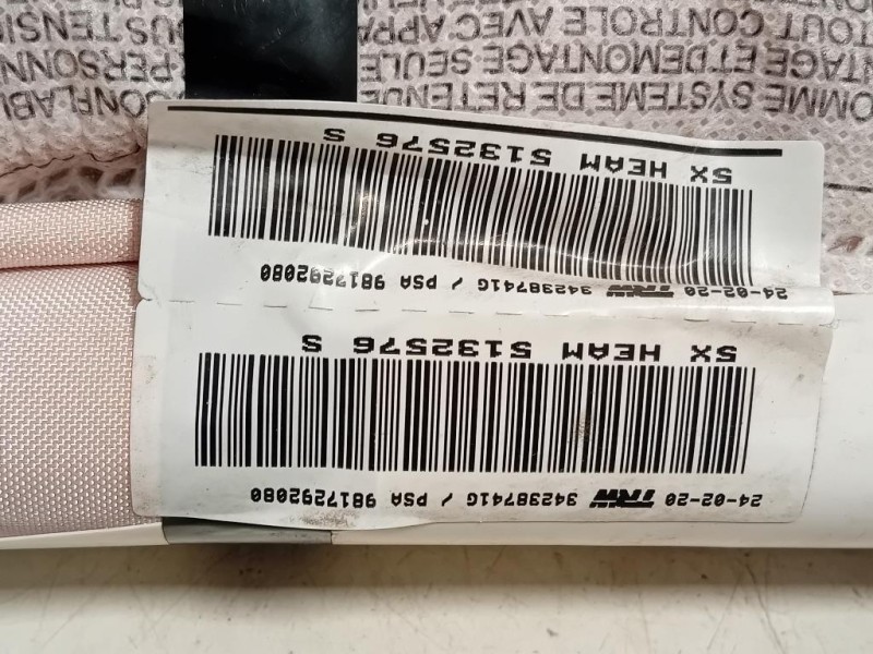 Air-bag A Tendina DX 34276535 Opel Combo E 2018