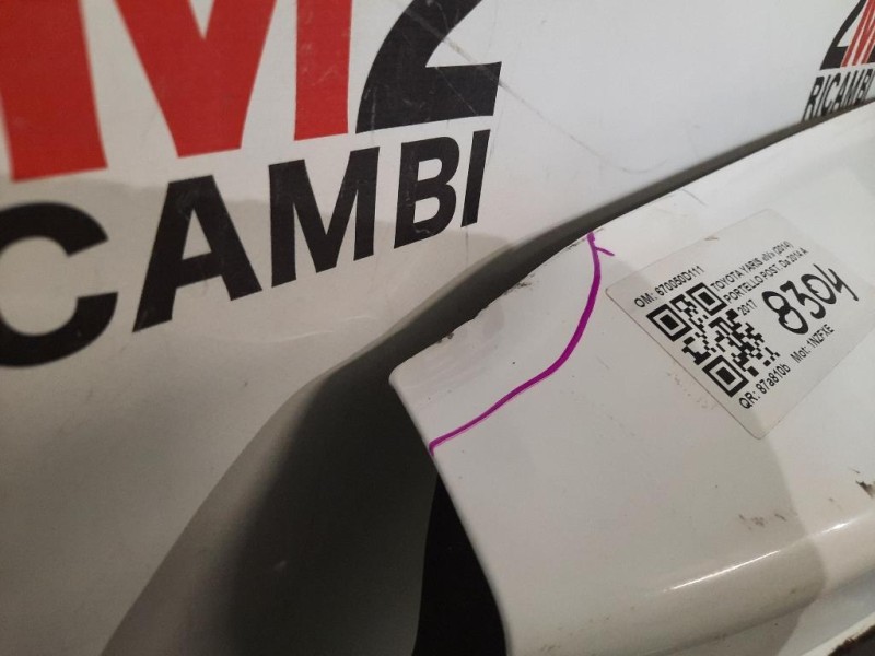 Portello POST NUDO 670050D111 Toyota Yaris IV 2014