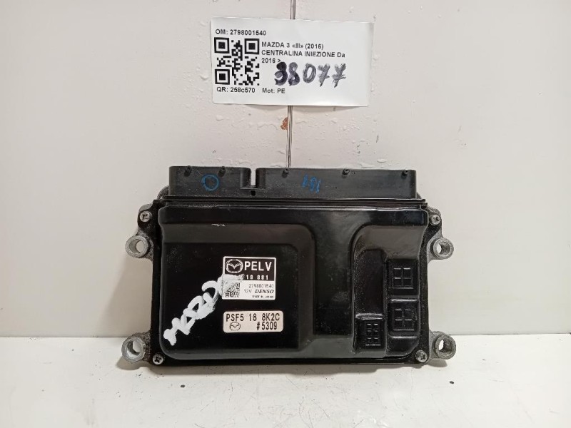 Centralina Iniezione 2798001540 Mazda 3 III 2016