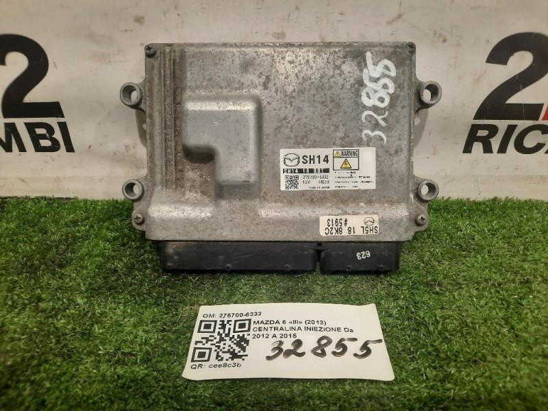 Centralina Iniezione SH1418881 275700-6332 CENTRALINA ECU Mazda 6 III 2013